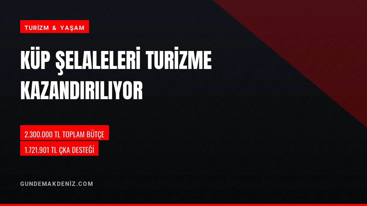 Aladağ Küp Şelaleleri Turizm Altyapısı Projeyle Geliştiriliyor