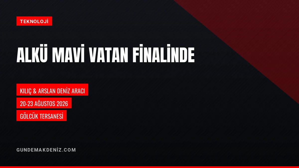 ALKÜ Zeronetech Takımı TEKNOFEST Mavi Vatan 2026 Finalinde Yarışıyor