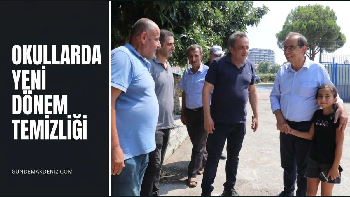 Gazipaşa Belediyesi okulları yeni eğitim dönemine hazırlıyor