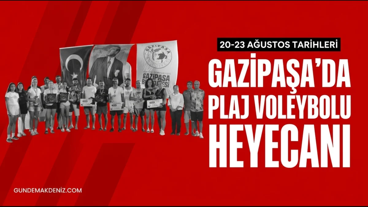 Gazipaşada Selinus Plaj Voleybolu Turnuvası Başvuruları Başladı