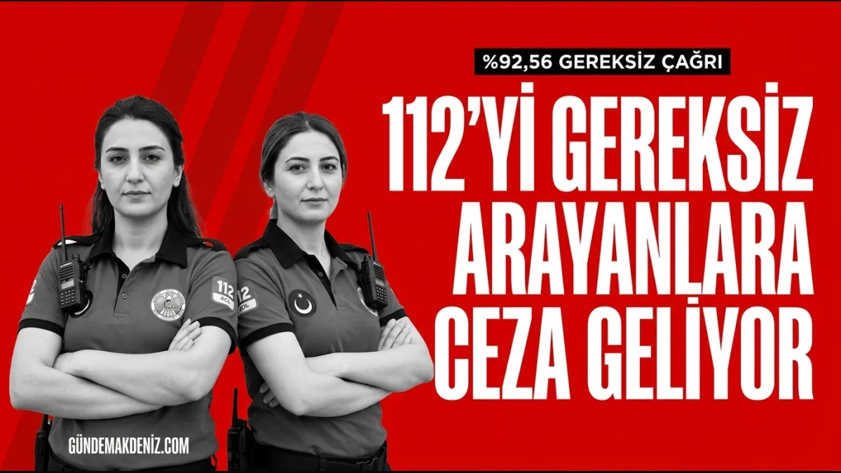 Hatay Belende 112yi Asılsız Arayanlara Cezai İşlem Başlatılıyor