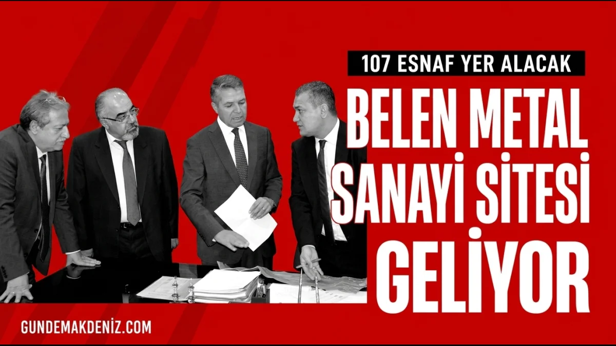 Hatay Metal Sanayi Sitesi İsmi Belen Metal Sanayi Sitesi Oluyor