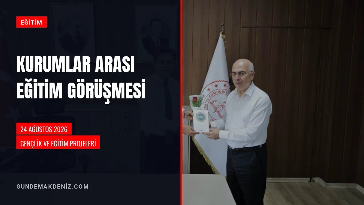 İl Müftüsü Mustafa Topal İl Millî Eğitim Müdürü Özdemirci Ziyaret Etti