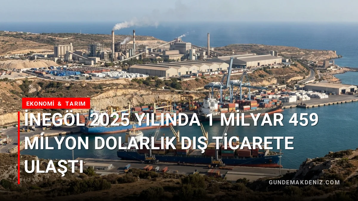 İnegöl 2025 Yılında 1 Milyar 459 Milyon Dolarlık Dış Ticarete Ulaştı
