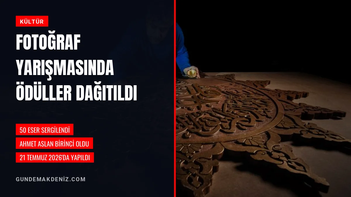 Kahramanmaraş Fotoğraf Yarışması Ödülleri Törenle Sahiplerine Verildi