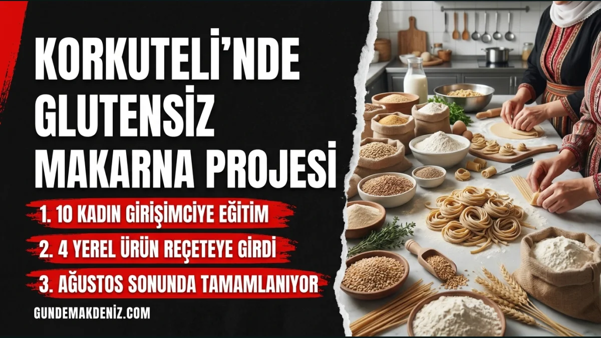Korkuteli Kadın Kooperatifi Yöresel Ürünlerle Makarna Üretiyor
