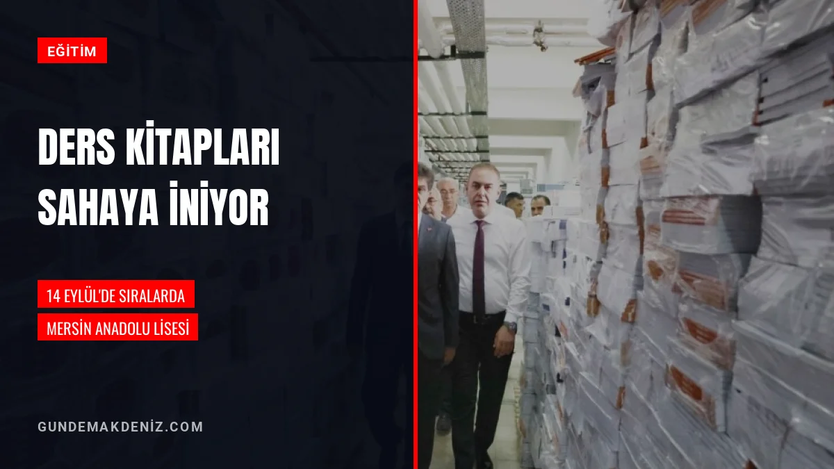 Mersin İl Milli Eğitim Müdürü Özdemirci kitap deposunu denetledi