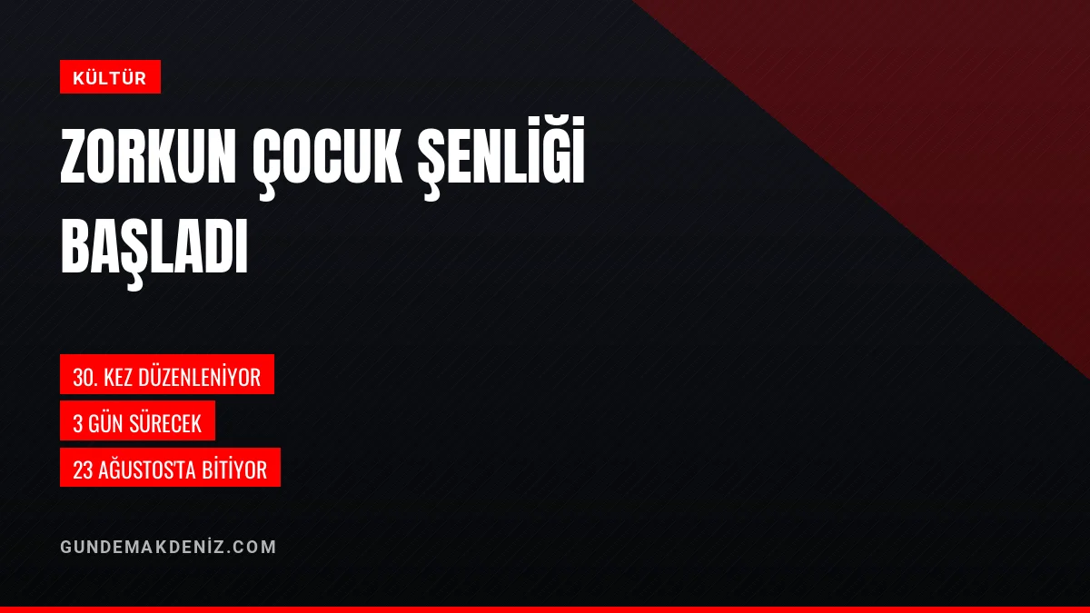 Osmaniye Zorkun Yaylası Çocuk Şenliği Kortej Yürüyüşü İle Başladı