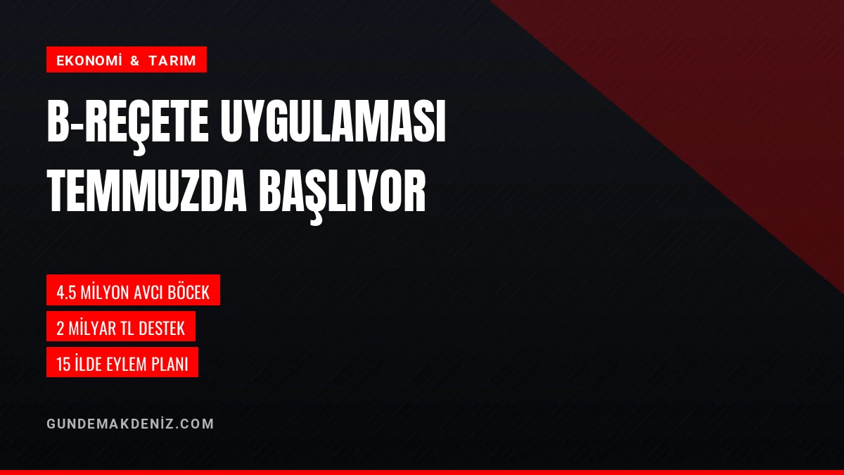 Tarım Bakanı Yumaklı Antalya BATEM Ziyaretinde B Reçeteyi Duyurdu