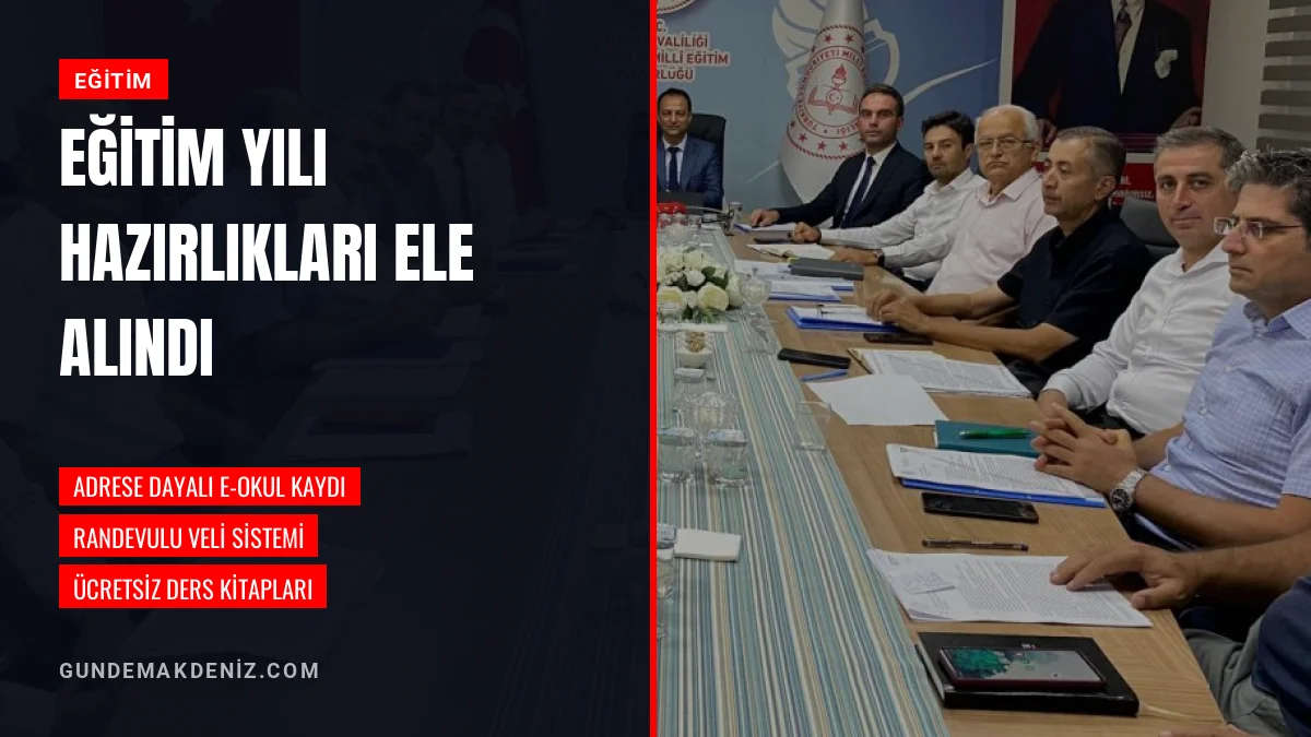 Yeni Eğitim Yılı Hazırlıkları M Necmeddin Dinç Başkanlığında Görüşüldü
