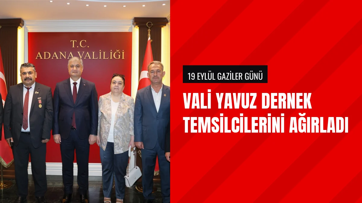 Adana Valisi Mustafa Yavuz Gaziler Gününde Dernekleri Ağırladı
