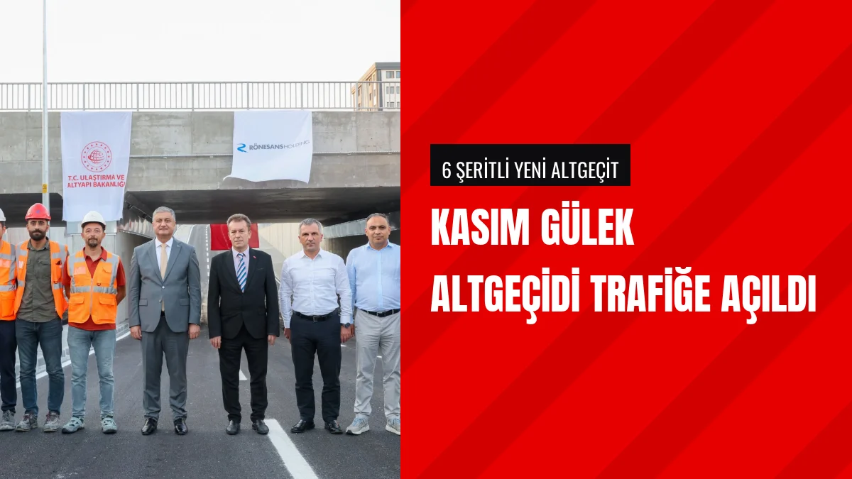 Adana Valisi Mustafa Yavuz Kasım Gülek Altgeçidini Trafiğe Açtı
