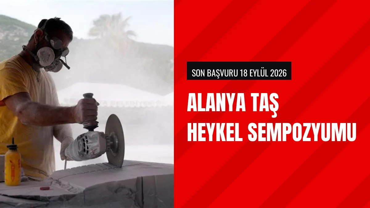 Alanya 21 Uluslararası Taş Heykel Sempozyumu Başvuruları Başladı