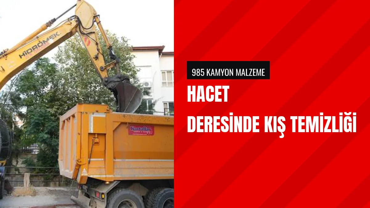 Alanya Belediyesi Hacet Deresinden 985 Kamyon Birikinti Çıkardı