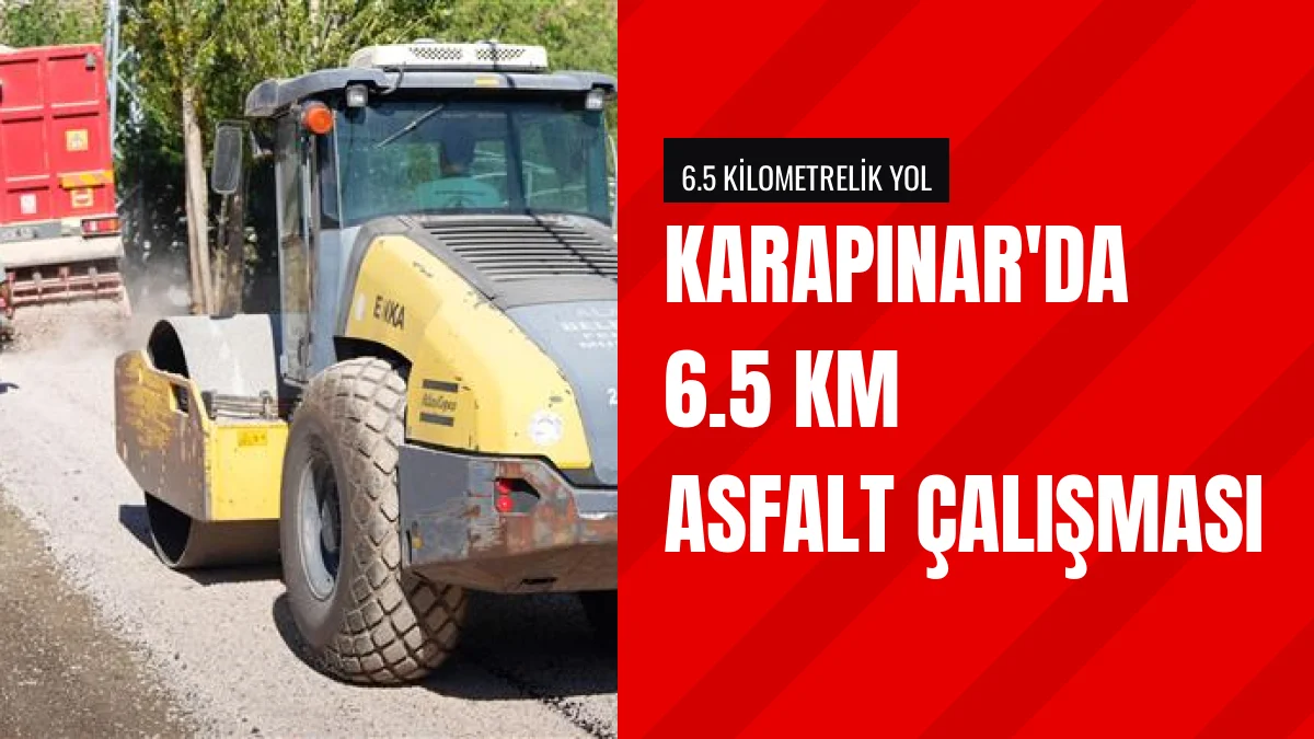 Alanya Belediyesi Karapınar Mahallesinde Asfalt Çalışması Başlattı