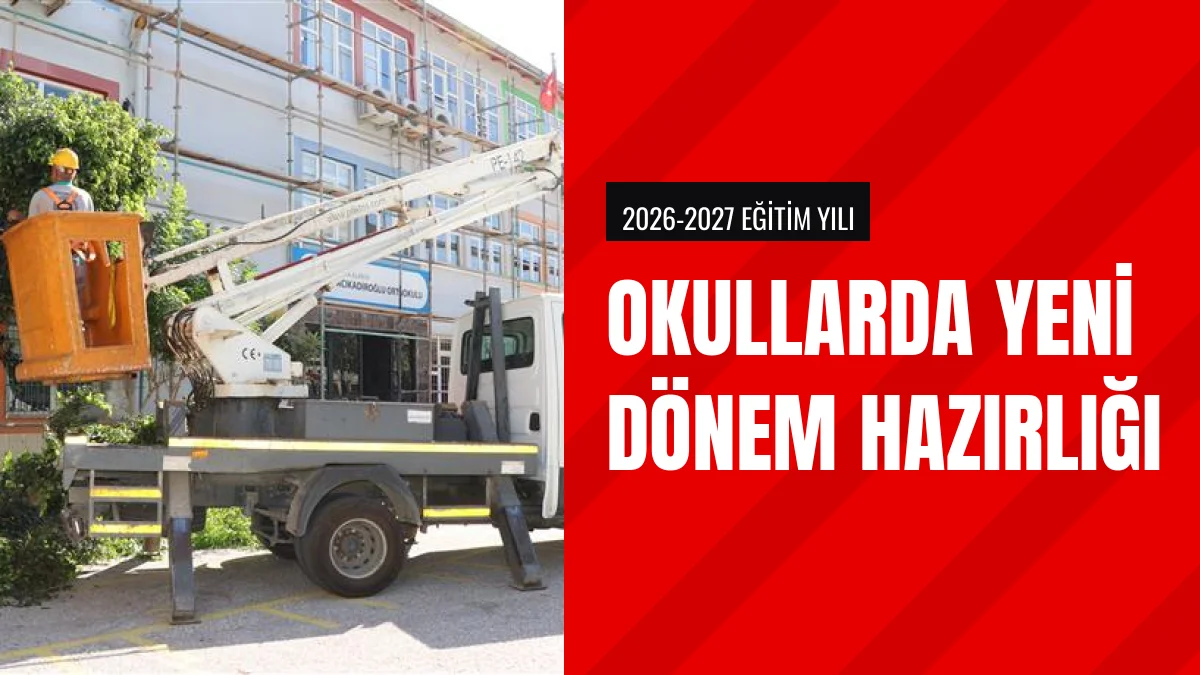 Alanya Belediyesi Kent Genelindeki Okulları Yeni Döneme Hazırlıyor