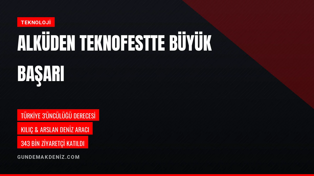 ALKÜ TEKNOFEST Mavi Vatan 2026 Yarışmasında Türkiye Üçüncüsü Oldu