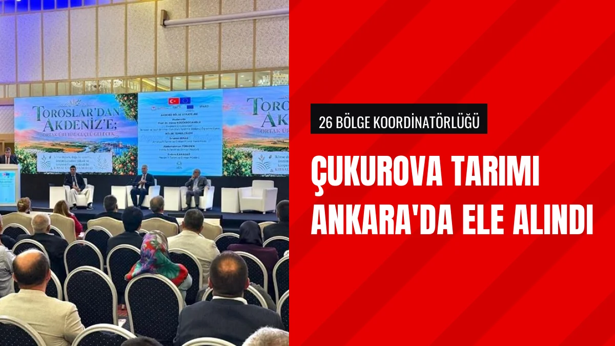 Ankara OTP Toplantısında Mersin ve Adana Üretim Gücü Anlatıldı
