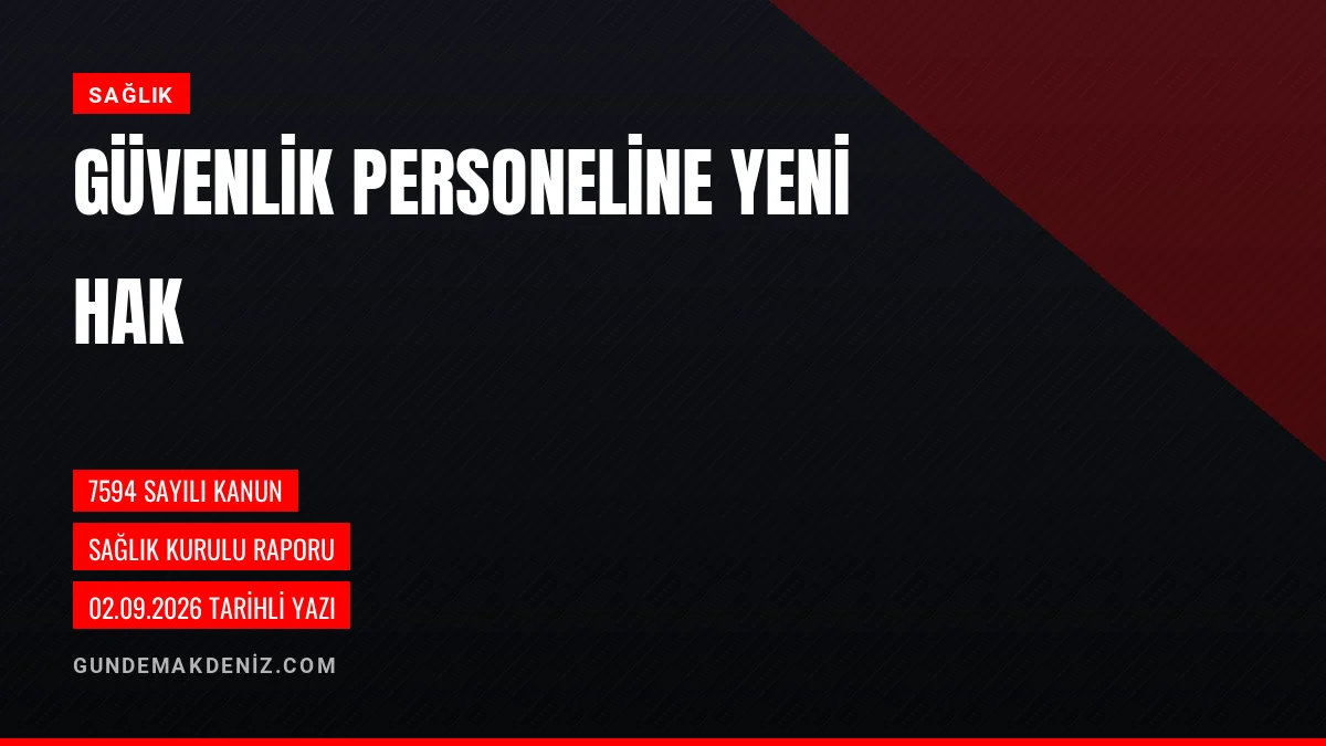 Antalya Sağlık Müdürlüğü Güvenlik Personeli Rapor Sürecini Açıkladı