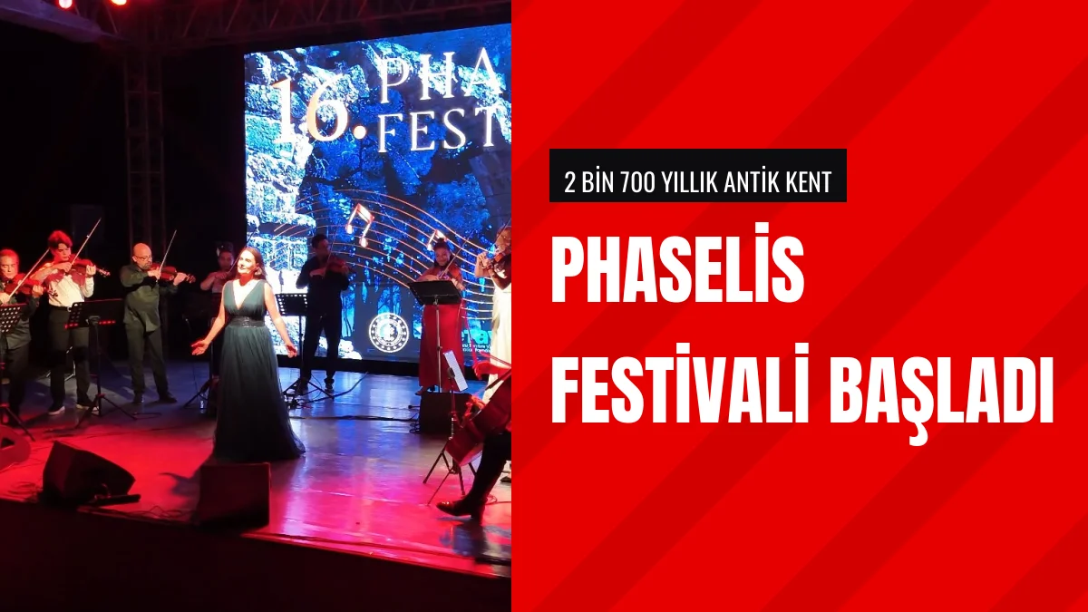 Antalyanın Kemer İlçesinde On Altıncı Phaselis Festivali Başladı
