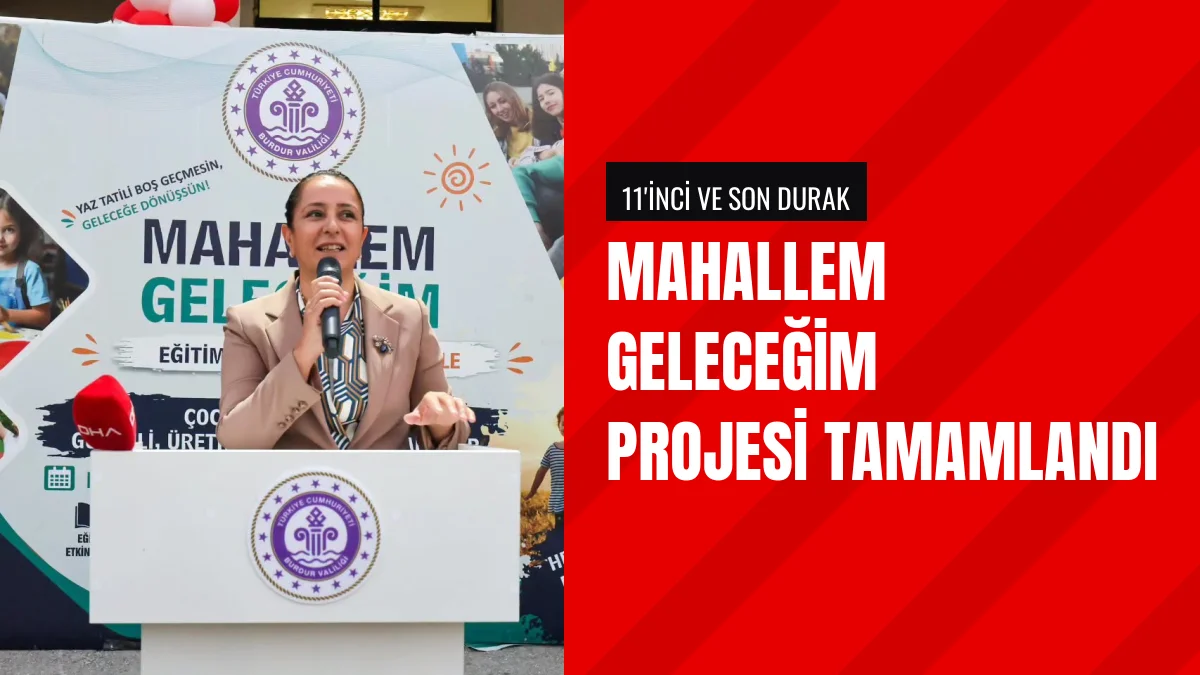 Burdur Valisi Tülay Baydar Bilgihan Mahallem Geleceğim Programında