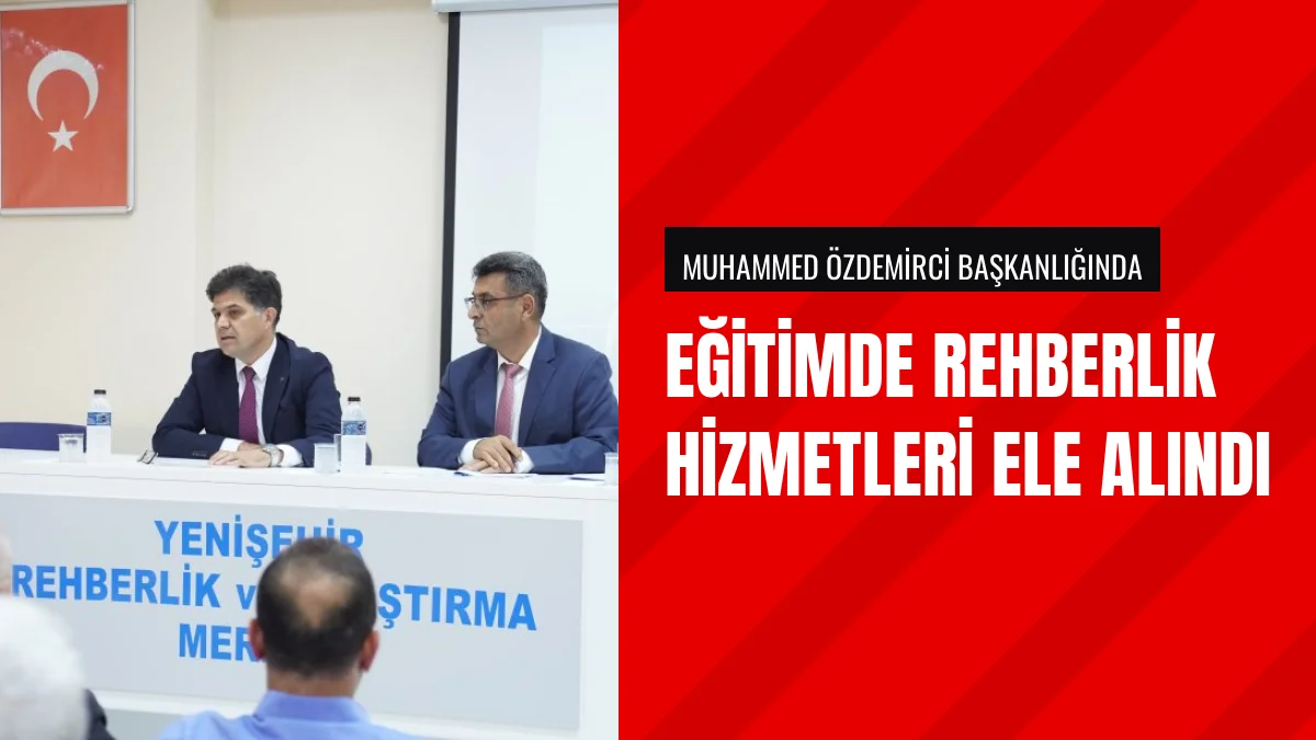 Burdurda Rehberlik ve Psikolojik Danışmanlık Toplantısı Yapıldı
