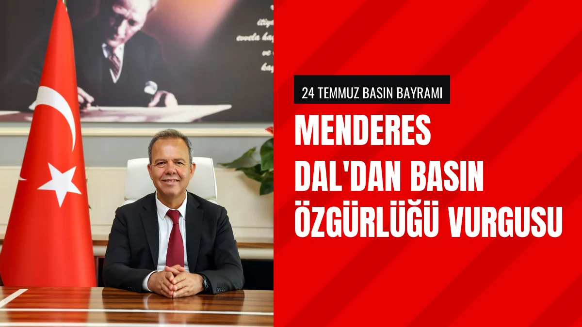 Döşemealtı Belediye Başkanı Menderes Dal basın bayramını kutladı