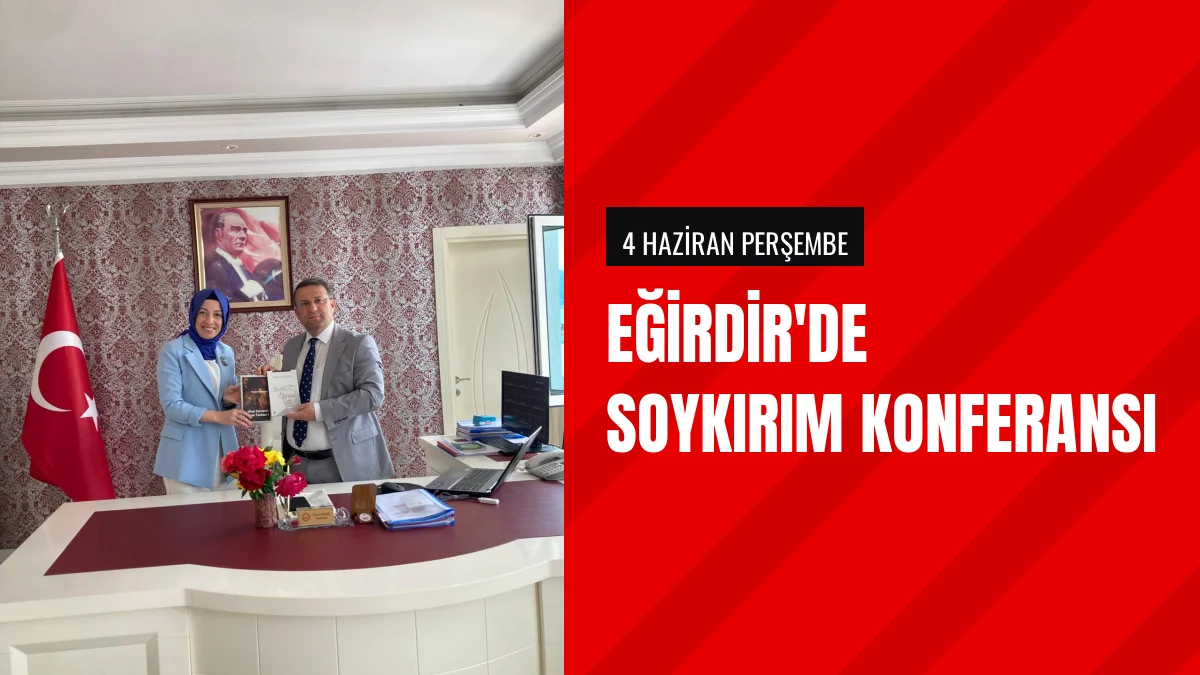Eğirdir Kaymakamı Ömer Çimşit Akademisyen Bedia Koçakoğlunu Ağırladı