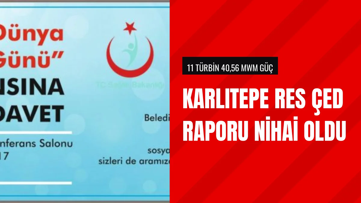 Hatay Belen Karlıtepe RES kapasite artışı ÇED raporu nihai oldu