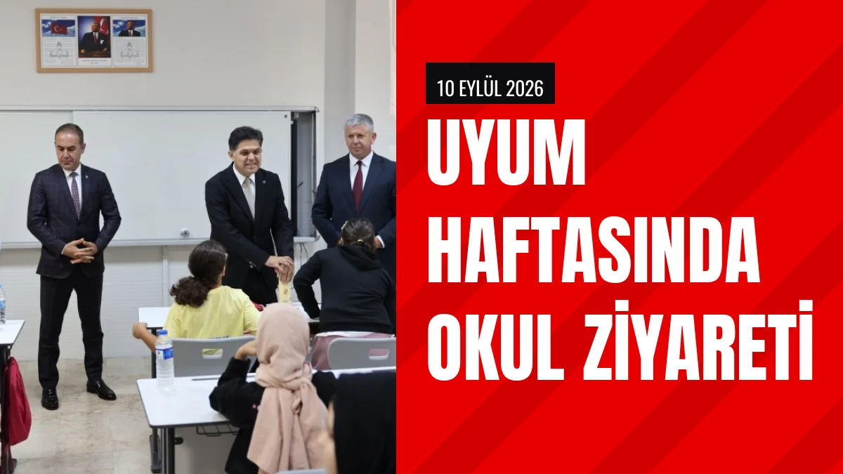 İl Millî Eğitim Müdürü Muhammed Özdemirci okul ziyaretinde bulundu