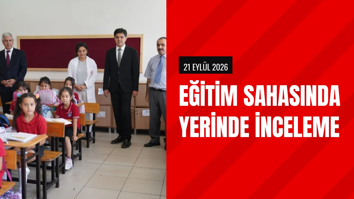 İl Milli Eğitim Müdürü Muhammed Özdemirci Okulları Ziyaret Etti