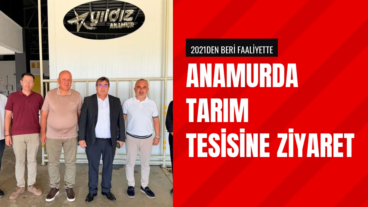 İl Müdürü Erdem Karadağ Anamurda meyve tesisinde inceleme yaptı