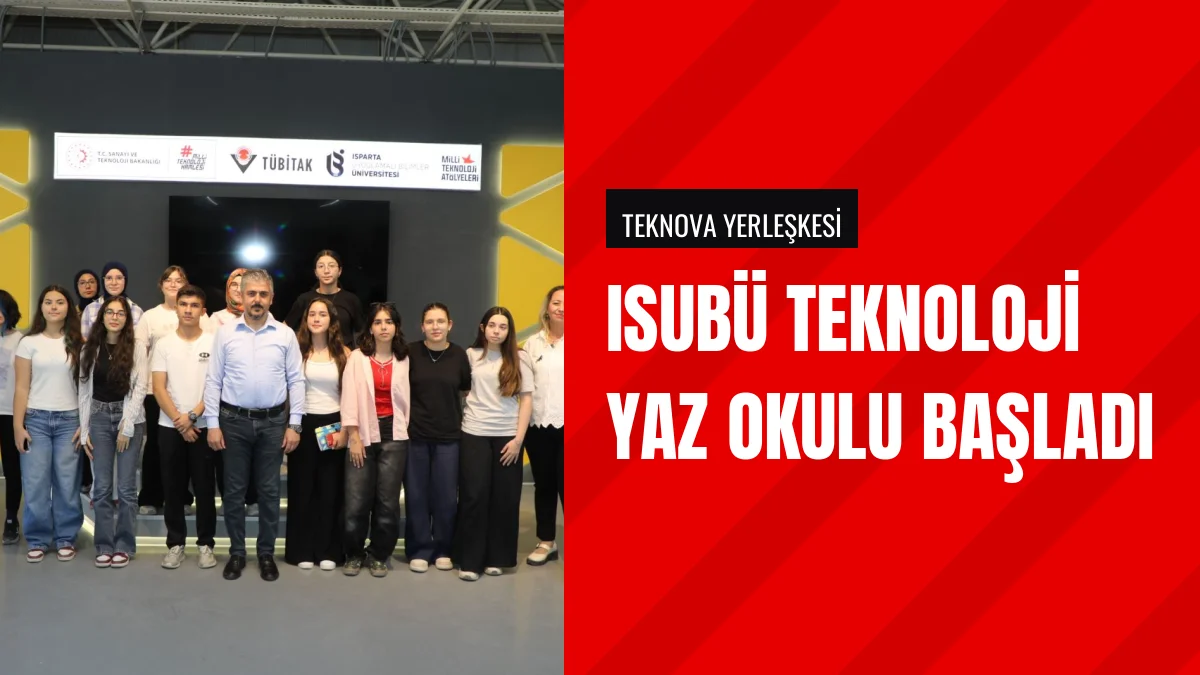 ISUBÜ Rektörü Yılmaz Çatal Teknoloji Atölyesi Öğrencileriyle Buluştu