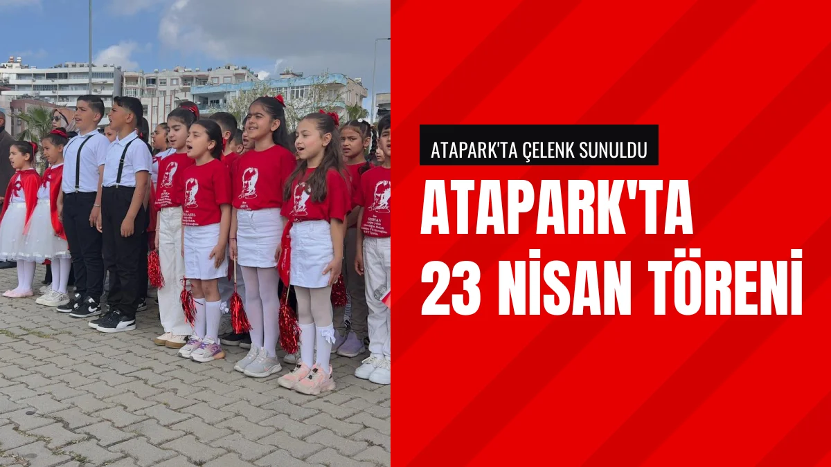 Kaymakam Necati Aktan Atapark alanında düzenlenen törene katıldı