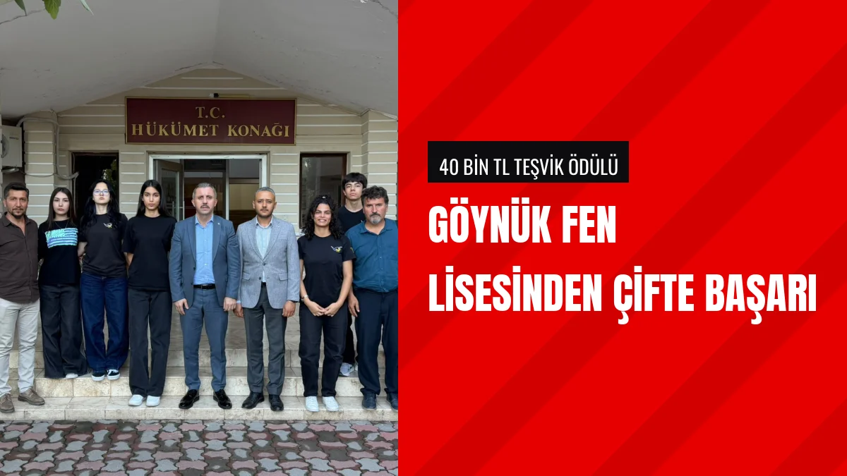 Kemer Göynük Fen Lisesi Öğrencileri TEKNOFEST Finallerine Yükseldi