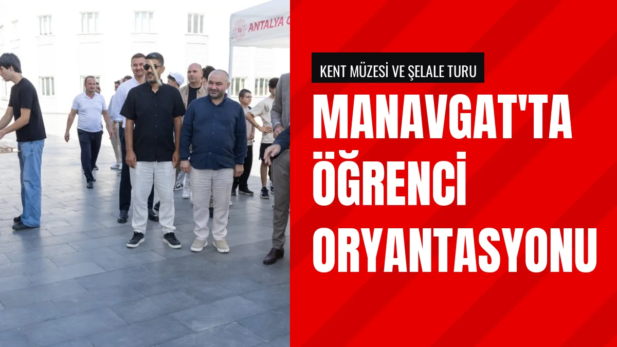 Manavgat Belediye Başkan Vekili Mehmet Çiçek Öğrencilerle Buluştu