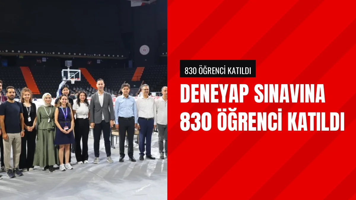 Mersin Deneyap Teknoloji Atölyeleri Sınavına 830 Öğrenci Katıldı