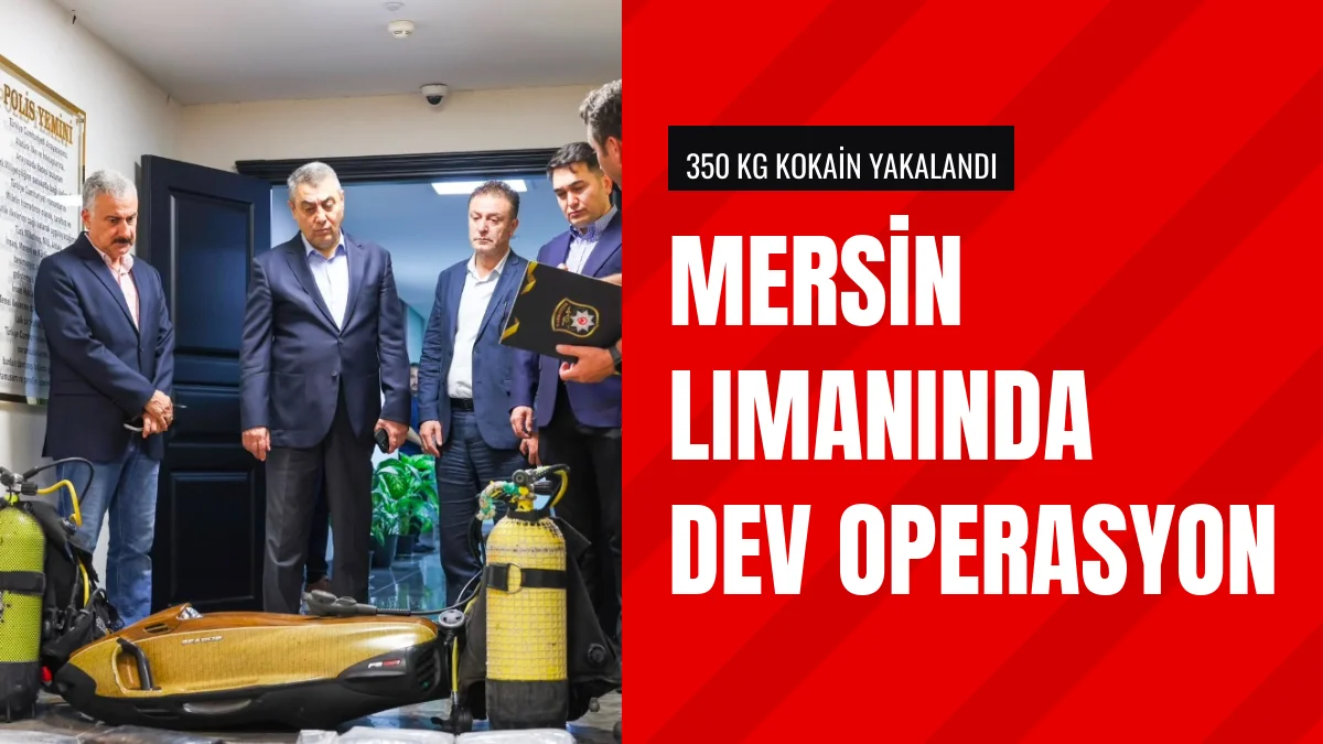 Mersin Limanında 350 Kilo Kokain Ele Geçiren Polislere Tebrik