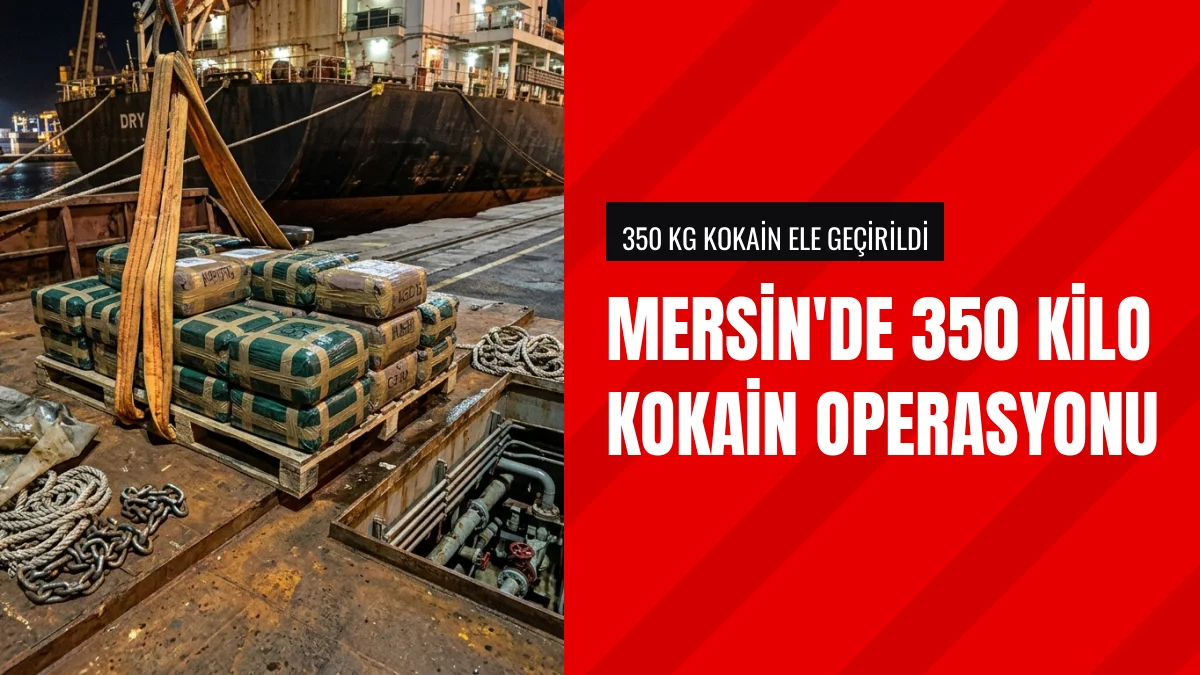 Mersin Limanında Gemi Gövdesine Saklanan 350 Kilo Kokain Yakalandı
