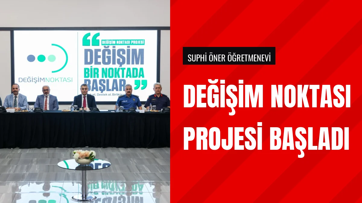 Mersin Valisi Atilla Toros Değişim Noktası Projesi Tanıtımına Katıldı