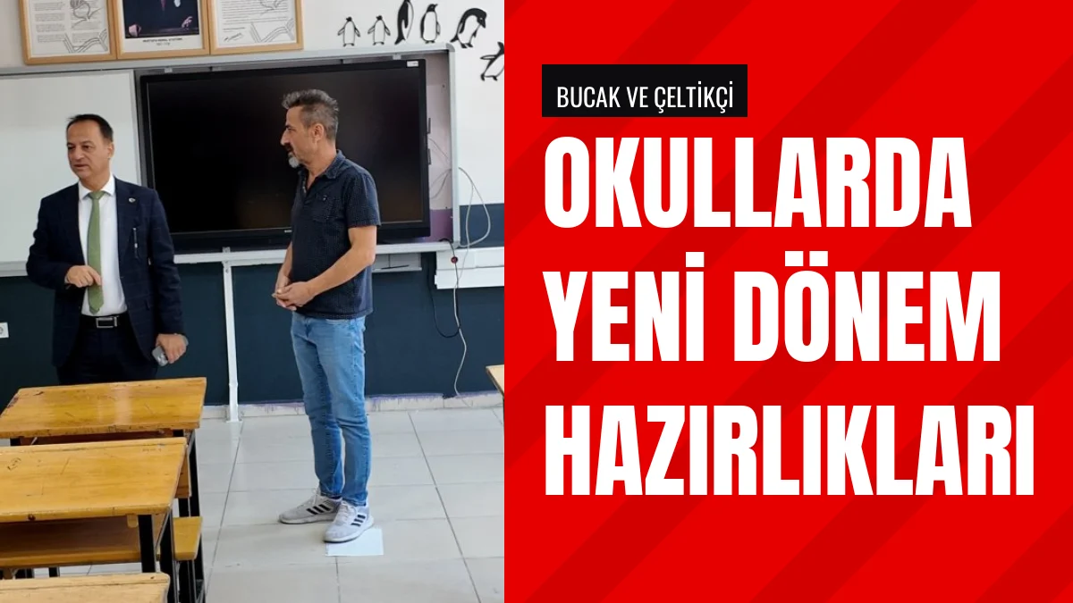 Milli Eğitim Müdürü Dinç Bucak ve Çeltikçi Okullarını Ziyaret Etti