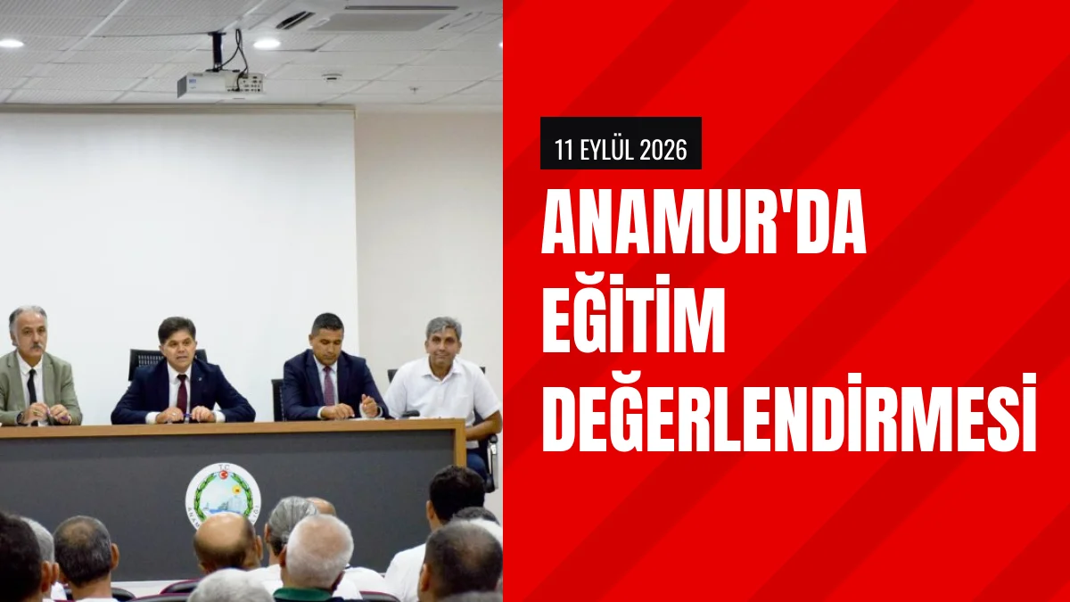 Milli Eğitim Müdürü Özdemirci Anamurda okul müdürleriyle buluştu
