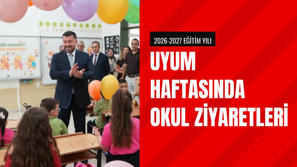 Milli Eğitim Müdürü Recai Ocak Uyum Haftasında Okulları Ziyaret Etti
