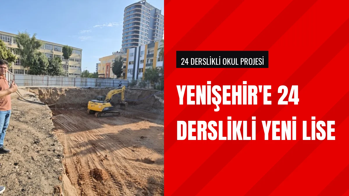 Muhammed Özdemirci Yenişehirdeki lise inşaatını yerinde inceledi