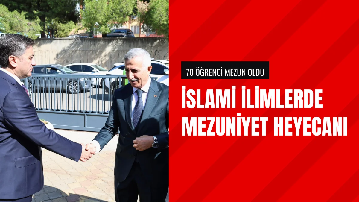 Onikişubat Müftülüğü İslami İlimler Programında 70 Öğrenci Mezun Oldu