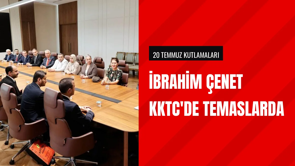 Osmaniye Belediye Başkanı İbrahim Çenet KKTCde Temaslarda Bulundu
