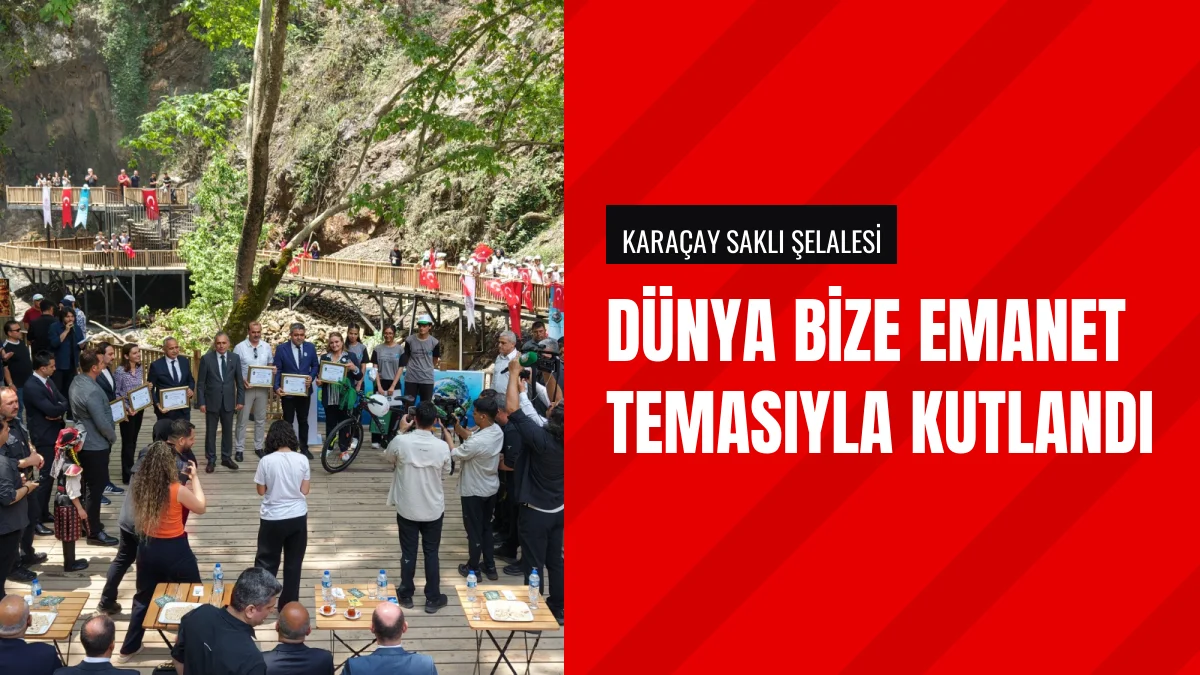Osmaniyede Türkiye Çevre Haftası Etkinliği Saklı Şelalede Kutlandı