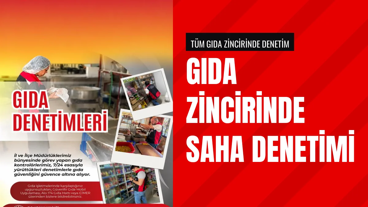 Tarım Müdürlüğü Ekipleri Gıda Denetimlerini Kesintisiz Sürdürüyor