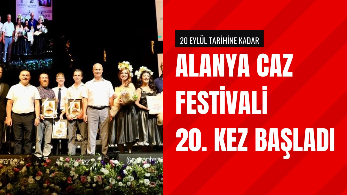 Uluslararası Alanya Caz Festivali Tarihi Kızılkule Önünde Başladı