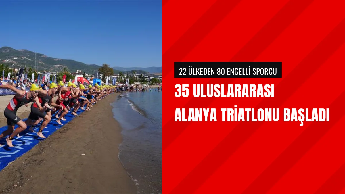 35 Uluslararası Alanya Triatlonu Elit Kategorilerle Start Aldı